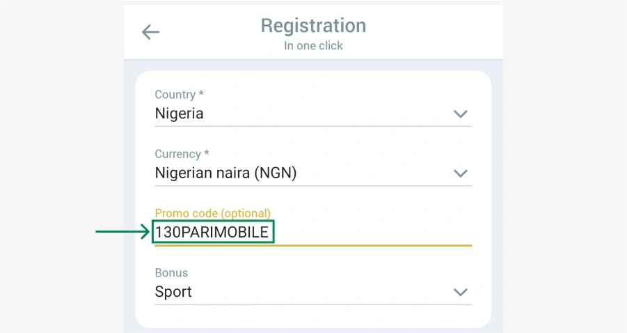 How to Register Using Our Promo Code Melbet Apk in Nigeria