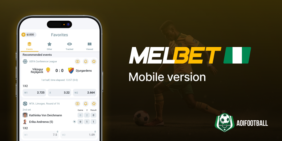 Mobile version Melbet Apk in Nigeria